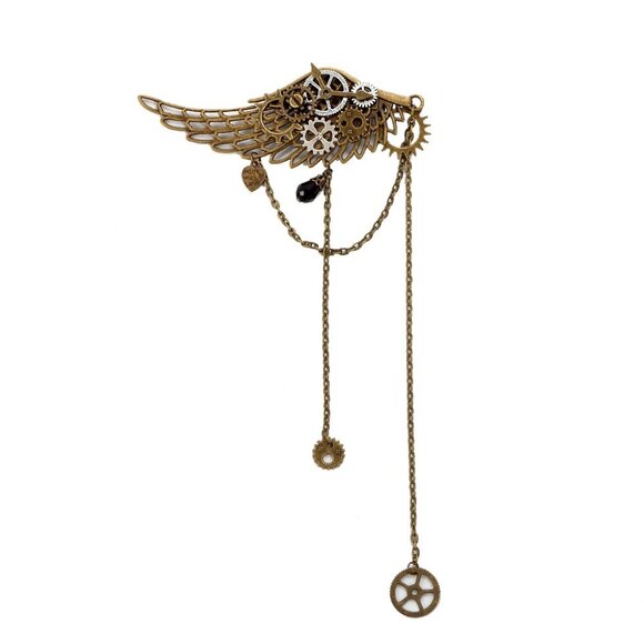 Vintage Steampunk Hair Clip Gothic Headwear Unisex Halloween Cosplay main image 7